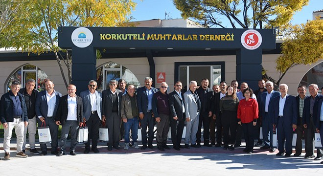 Antalya Korkuteli de Muhtarlar Günü töreni