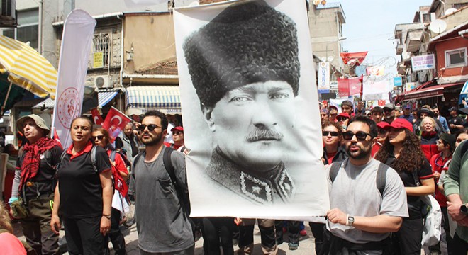 İnebolu da,  Atatürk ve İstiklal Yolu Yürüyüşü  başladı