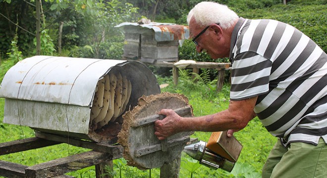 Karadeniz de karakovan bal üretimi geleneği sürüyor