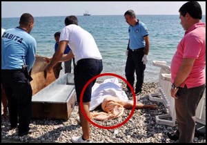Rus turist yüzerken öldü
