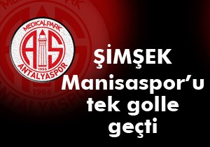 Antalyaspor-Manisaspor: 1-0