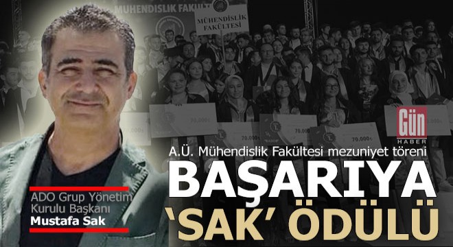 ADO Grup Mustafa Sak ödülleri 19 genç mühendise verildi