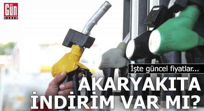 Akaryakıta indirim var mı?