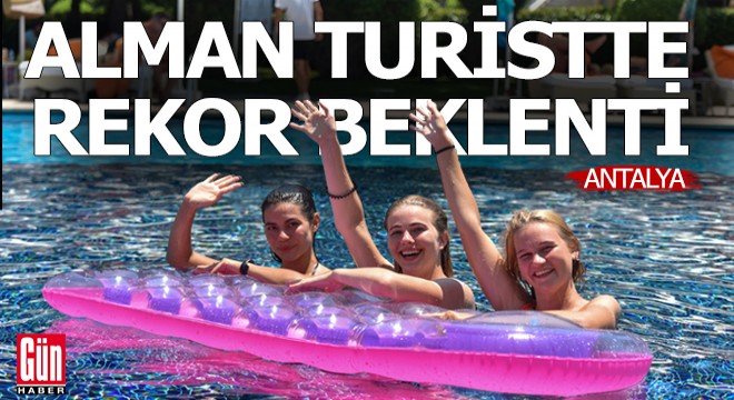 Alman turistte yeni rekor bekleniyor