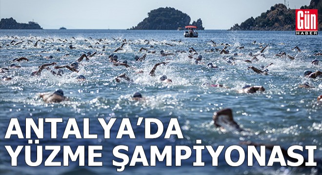 Antalya Kemer de yüzme şampiyonası