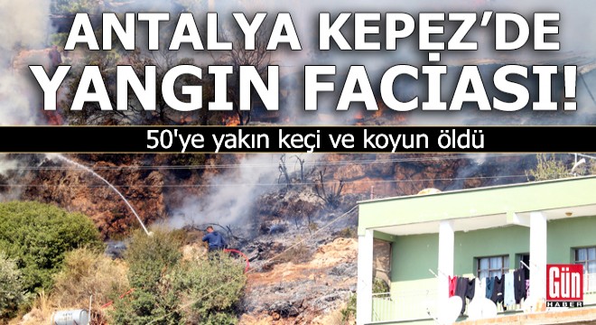 Antalya Kepez de yangın faciası!