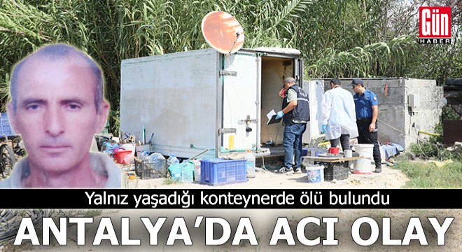 Antalya da acı olay!