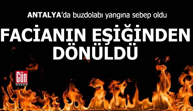 Antalya'da facianın eşiğinden dönüldü