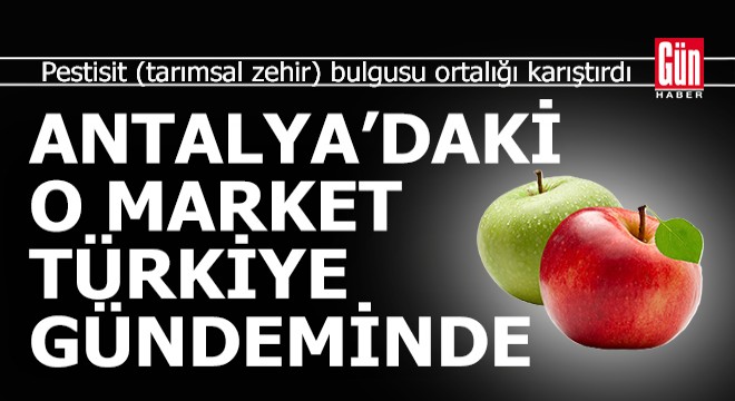 Antalya daki o market Türkiye gündeminde