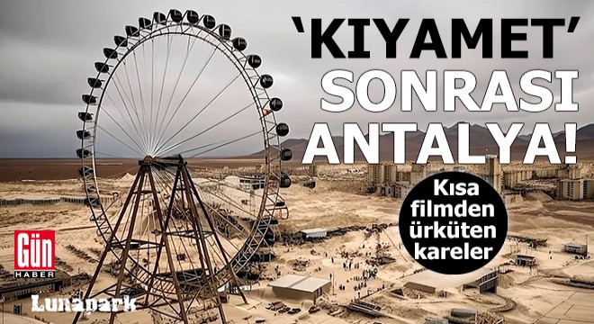 Antalya da ürküten kareler! Kıyamet gibi...