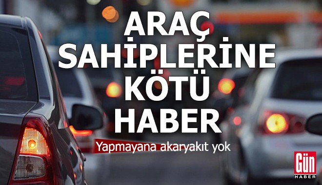 Araç sahiplerine kötü haber