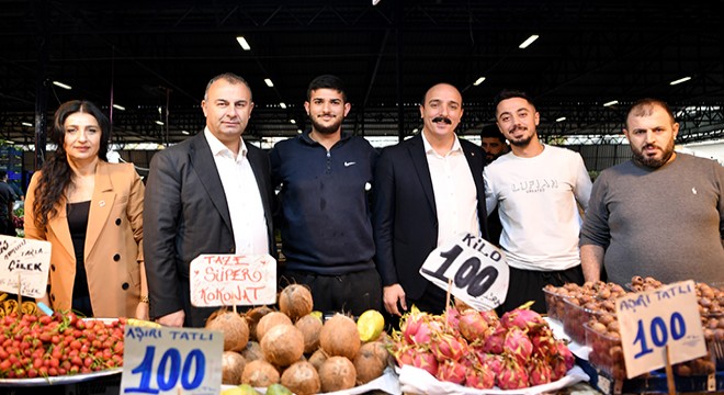 Başkan Kotan, pazar esnafıyla buluştu