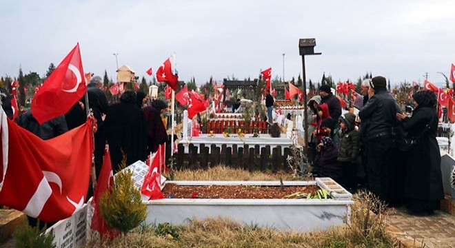 Depremde kaybettikleri yakınlarının mezarlarını ziyaret ettiler