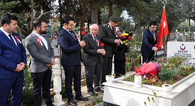 Gazipaşa da Çanakkale şehitleri törenle anıldı