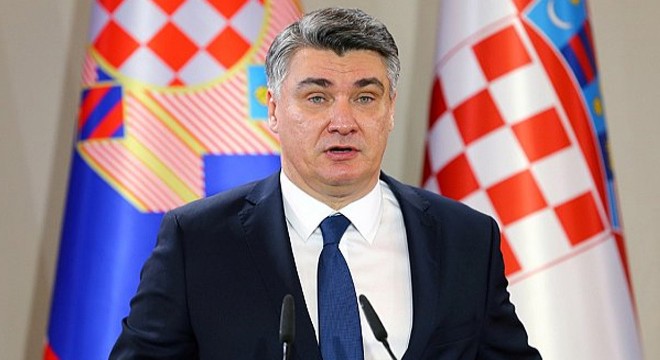 Hırvatistan da Cumhurbaşkanı Milanovic, görevine başladı