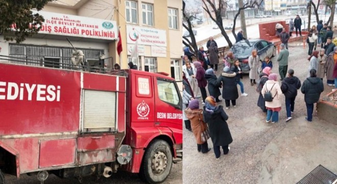 Korkutan hastane yangını: Tahliye edildi