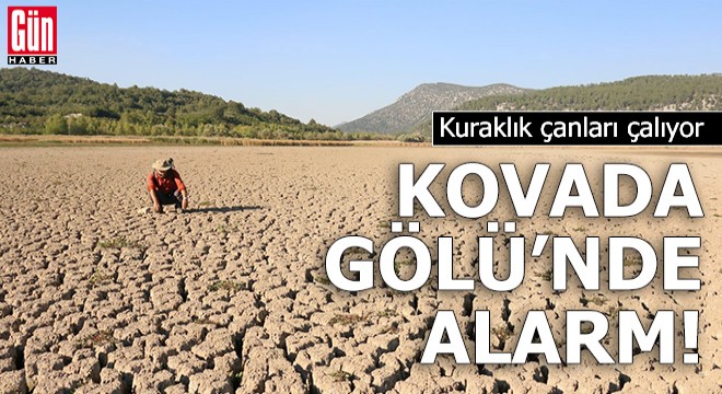 Kovada Gölü nde alarm! Kuraklık çanları çalıyor