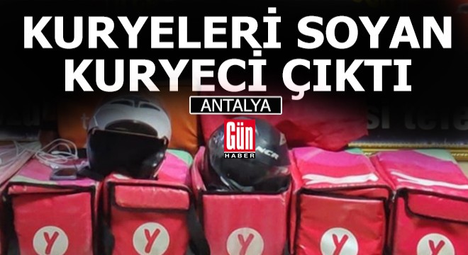 Kuryecileri soyanlar kuryeci çıktı