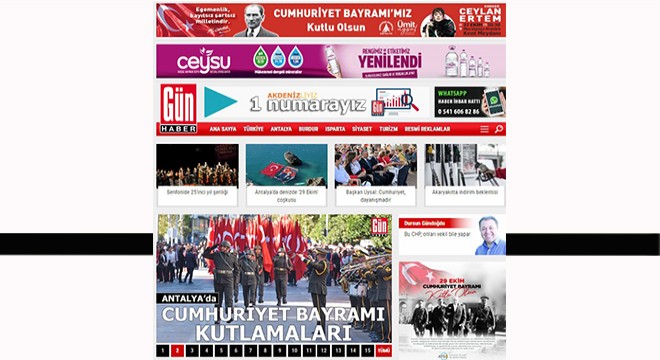 Muratpaşa Belediyesi Cumhuriyet Bayramı Ceylan Ertem konseri banneri