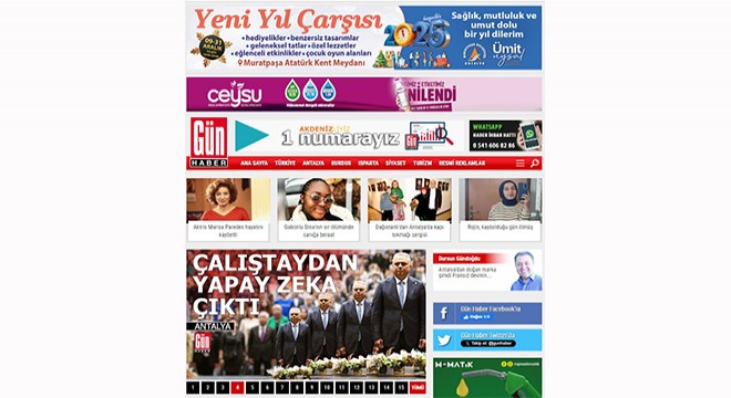 Muratpaşa Belediyesi Yeni Yıl Çarşısı Banneri