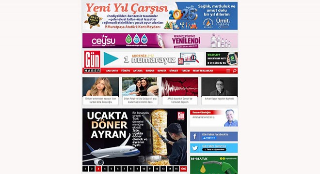 Muratpaşa Belediyesi Yeni Yıl Çarşısı Banneri