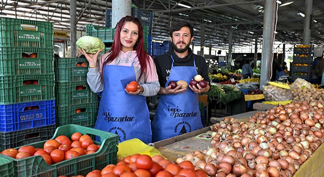 Muratpaşa daki pazarcılara tek tip önlük