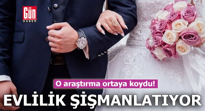 O araştırma ortaya koydu! Evlilik şişmanlatıyor