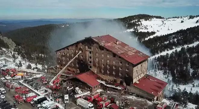 Otel yangınına ilişkin soruşturmada 2 şüpheli gözaltına alındı