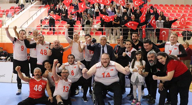 Oturarak Voleybol Erkek Milli Takımı namağlup şampiyon