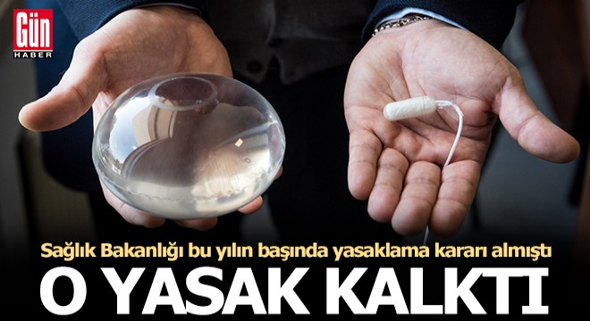 Sağlık Bakanlığı, var olan yasağın kalktığını duyurdu