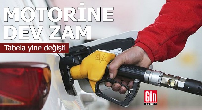 Tabela yine değişti: Motorine dev zam!