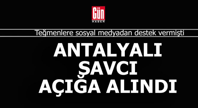 Teğmenlere destek veren Antalyalı savcı açığa alındı