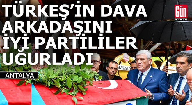 Türkeş in dava arkadaşı Antalya da son yolculuğuna uğurlandı