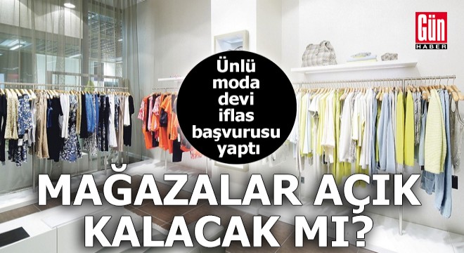 Ünlü moda devi ikinci kez iflas başvurusu yaptı