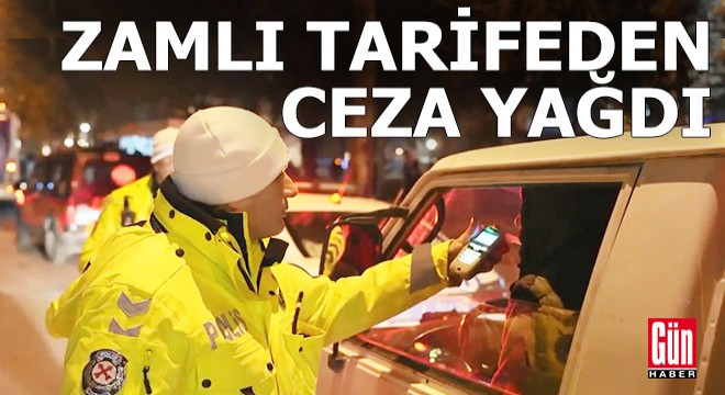 Yeni tarifeden trafik cezası yağdı