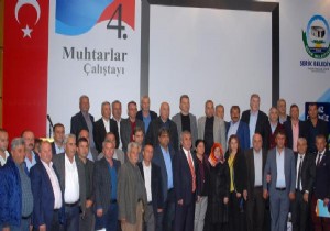 Serik te Muhtarlar Çalıştayı yapıldı