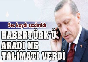 Erdoğan ın ses kaydı sızdırıldı