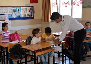 Suriyeli çocuklara özel sınıf
