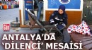 Antalya'da zabıtanın 'dilenci' mesaisi