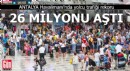 Antalya Havalimanı'nda yolcu trafiği rekoru