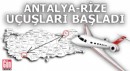 Antalya-Rize direkt uçuşları başladı