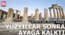 Antalya Side Athena Tapınağı, yüzyıllar sonra ayağa kalktı