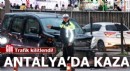 Antalya'da alt geçitte kaza!