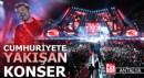 Antalya'da cumhuriyete yakışan konser