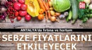 Antalya'da fırtına ve hortum sebze fiyatlarını etkileyecek