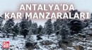 Antalya'da kar manzaraları