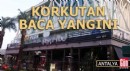 Antalya'da restoran bacasındaki yangın korkuttu