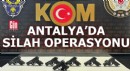 Antalya'da silah operasyonu