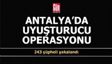 Antalya'da uyuşturucu operasyonu; 26 tutuklu