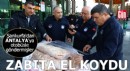 Antalya'da zabıta otobüsle gönderilen 300 kilo sakatata el koydu